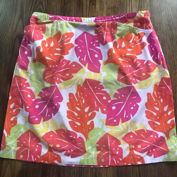 Haggar Dresses & Skirts - Bright palm leave skirt